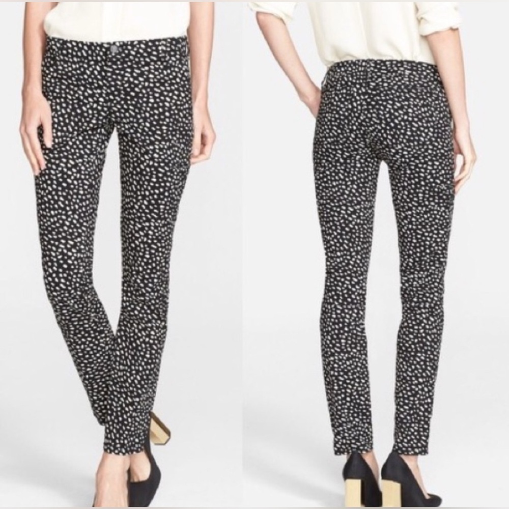 Tory Burch Walker Cargo Dotted Pony Print Jean Size 24 NWT